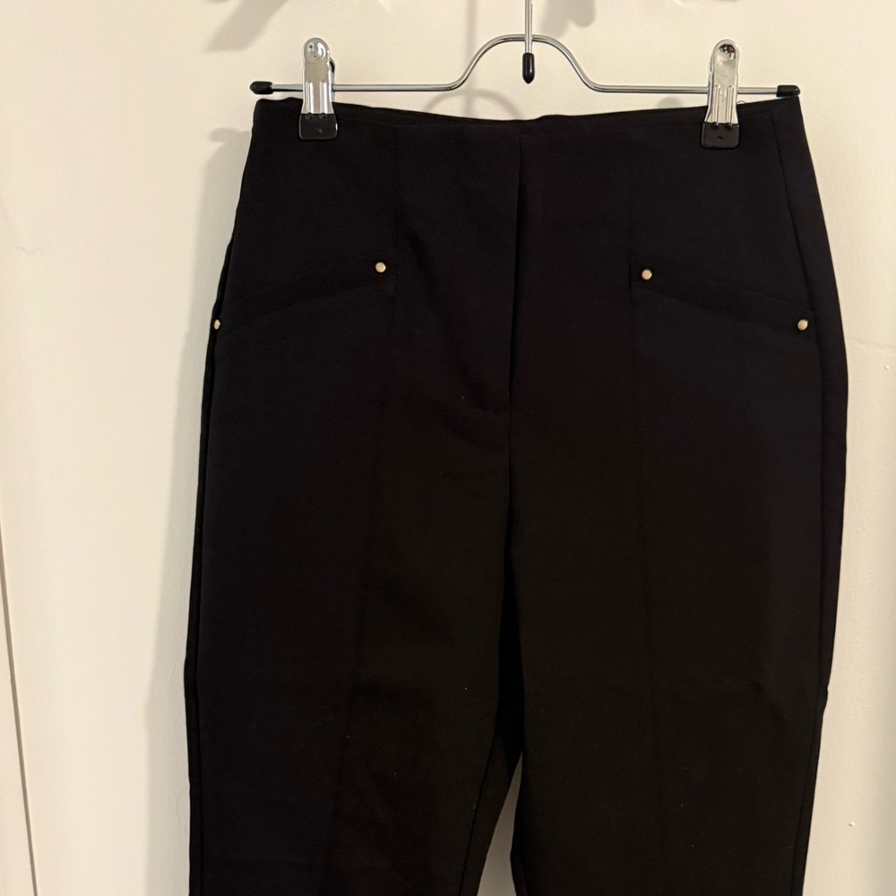 Essentials Black Straight Leg Pants